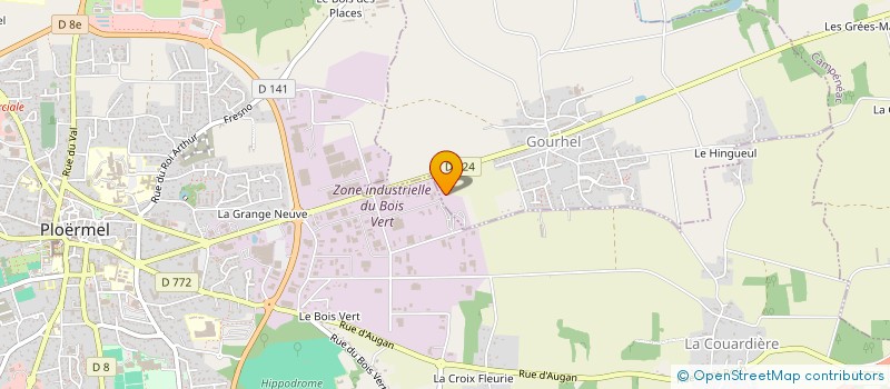 localisation de l'entreprise SCI DE LA LANDE  PLOERMEL