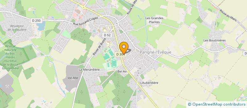 localisation de l'entreprise SCI DE LA LANDE  PARIGNE L EVEQUE