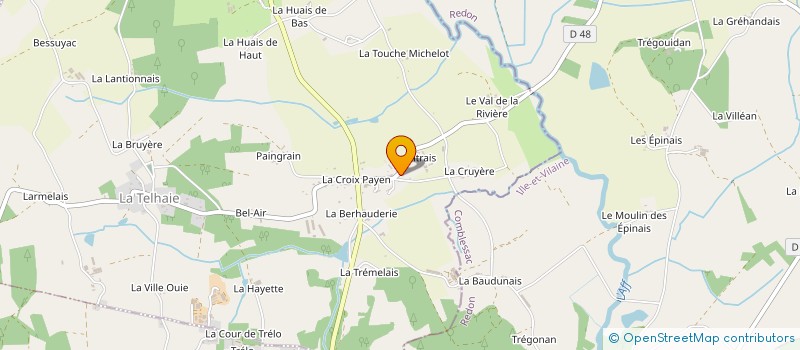 localisation de l'entreprise SCI DE LA LANDE D HERUPE  GUER