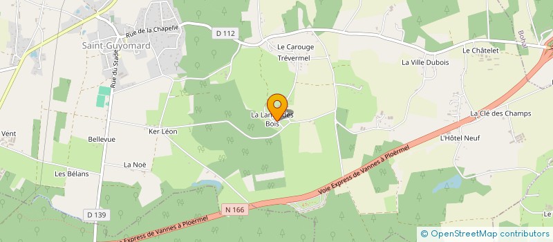 localisation de l'entreprise SCI DE LA LANDE DES BOIS à SAINT-GUYOMARD