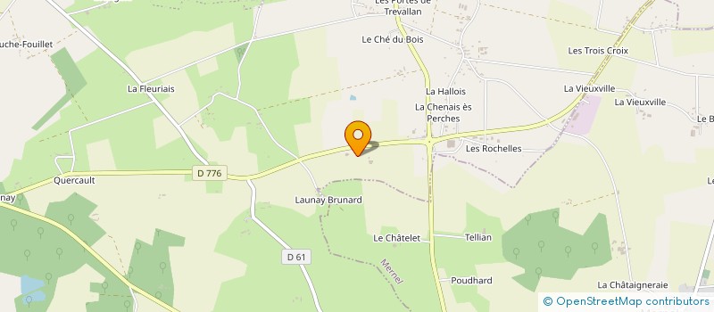 localisation de l'entreprise SCI DE LA LANDE DES CHATELETS à VAL D'ANAST