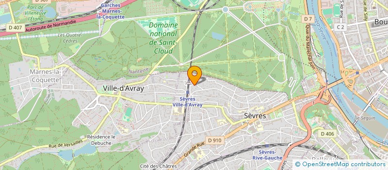 localisation de l'entreprise SCI DE LA LANDE SAINT BRENDAN à SEVRES