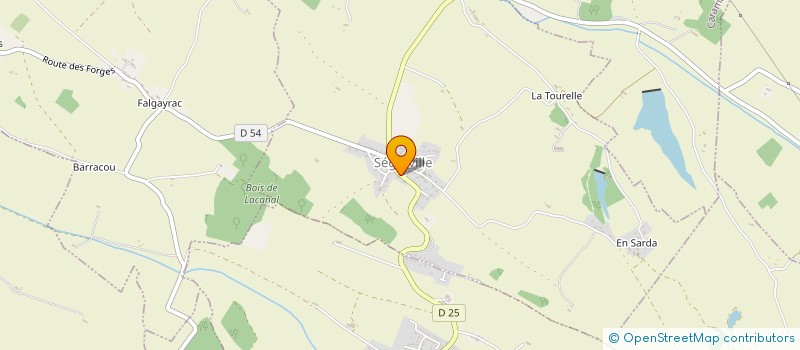 localisation de l'entreprise SCI DE LA LANDELLE HAUTE à CARAMAN