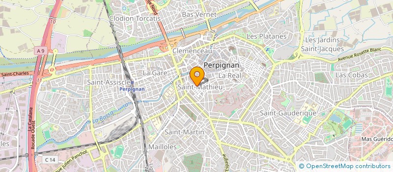 localisation de l'entreprise SCI DE LA LANTERNE  PERPIGNAN