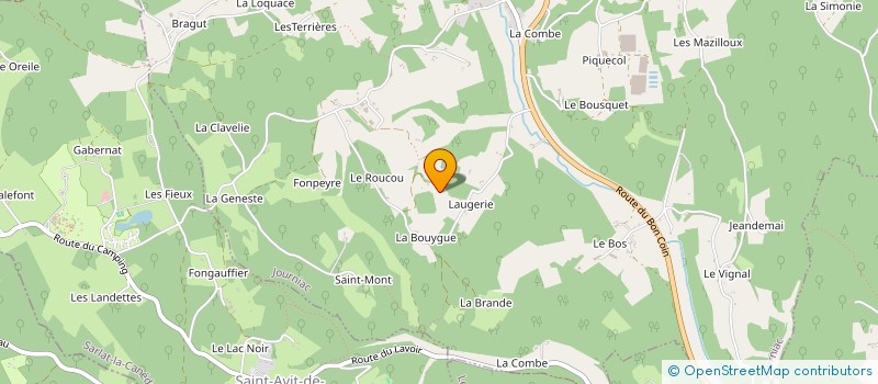 localisation de l'entreprise SCI DE LA LAUGERIE  JOURNIAC