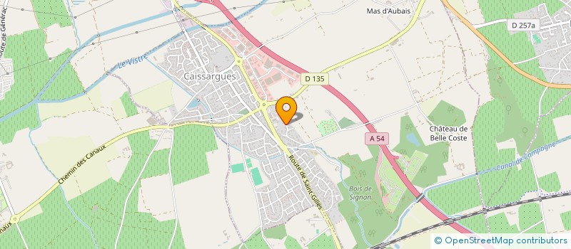 localisation de l'entreprise SCI DE LA LEZARDIERE  CAISSARGUES