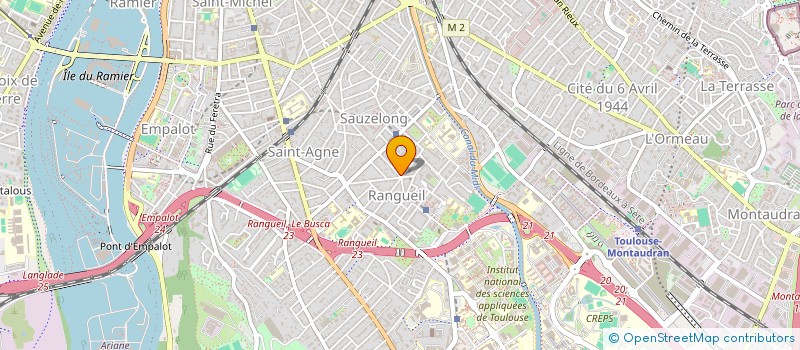 localisation de l'entreprise SCI DE LA LEZE à TOULOUSE