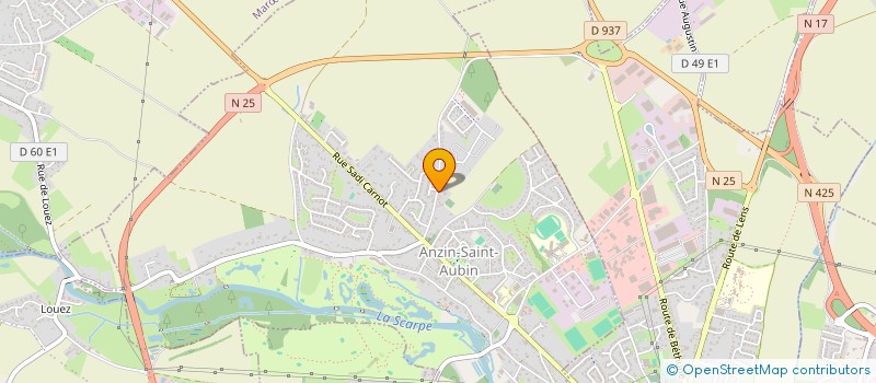 localisation de l'entreprise SCI DE LA LHY  ANZIN-SAINT-AUBIN