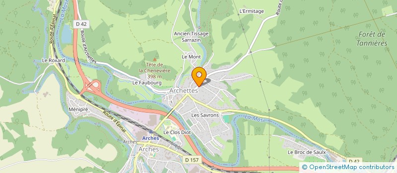 localisation de l'entreprise SCI DE LA LIBERATION  ARCHETTES