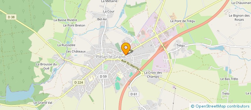 localisation de l'entreprise SCI DE LA LIBERATION  PLELAN-LE-GRAND