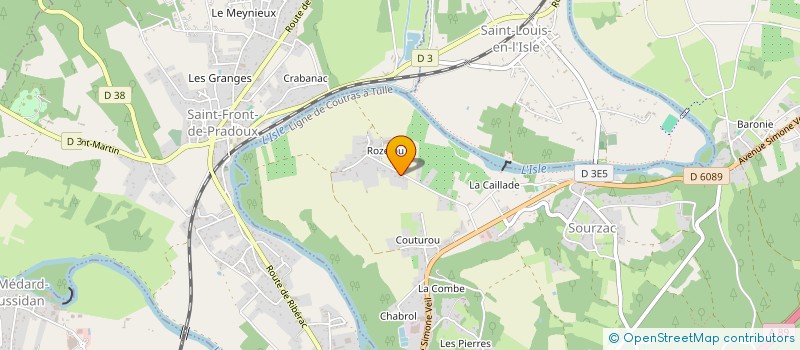 localisation de l'entreprise SCI DE LA LIBERATION  SOURZAC