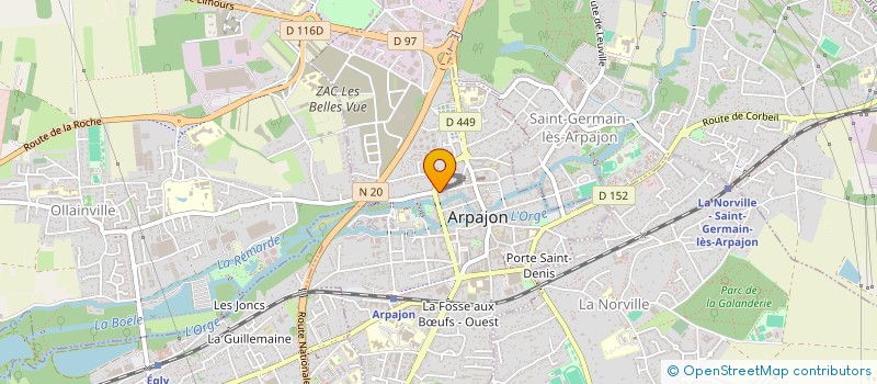 localisation de l'entreprise SCI DE LA LIBERATION  ARPAJON