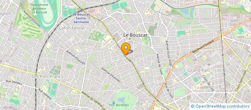 localisation de l'entreprise SCI DE LA LIBERATION  LE BOUSCAT