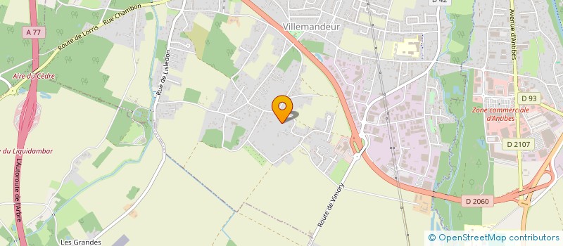 localisation de l'entreprise SCI DE LA LIBERATION à VILLEMANDEUR