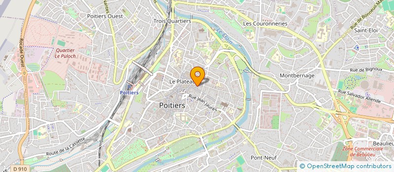 localisation de l'entreprise SCI DE LA LIBERTE  POITIERS