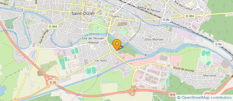 localisation de l'entreprise SCI DE LA LIBERTE à SAINT-DIZIER