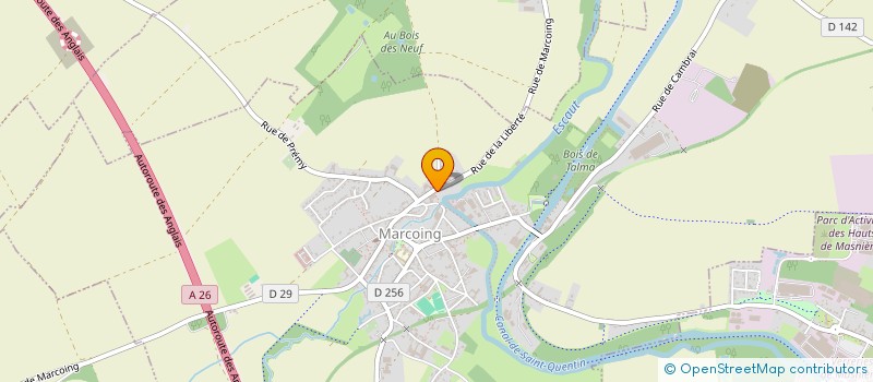 localisation de l'entreprise SCI DE LA LIBERTE  MARCOING