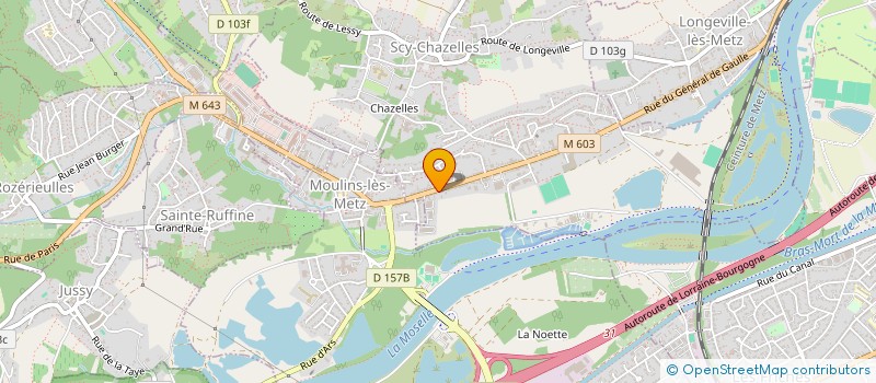 localisation de l'entreprise SCI DE LA LIBERTE  SCY-CHAZELLES