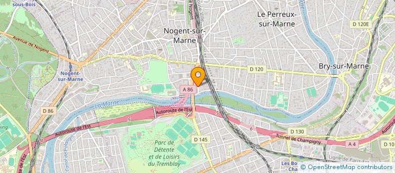 localisation de l'entreprise SCI DE LA LIBERTE à NOGENT-SUR-MARNE