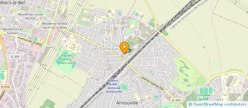 localisation de l'entreprise SCI DE LA LIBERTE  GONESSE