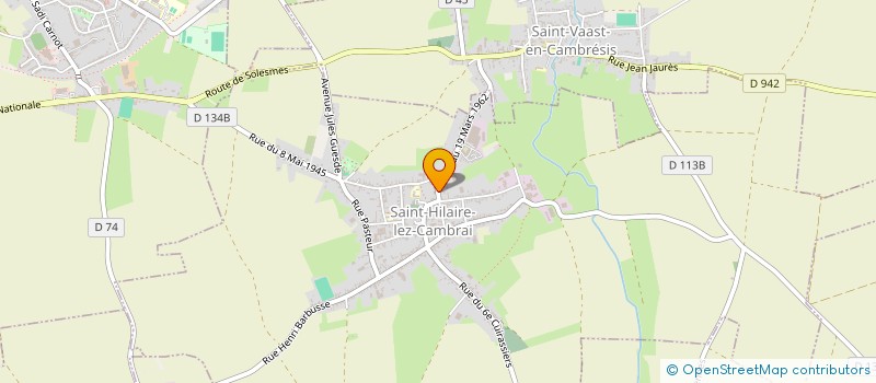 localisation de l'entreprise SCI DE LA LIBERTE  SAINT-HILAIRE-LEZ-CAMBRAI