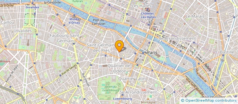 localisation de l'entreprise SCI DE LA LIBRAIRIE DU CAMEE  PARIS