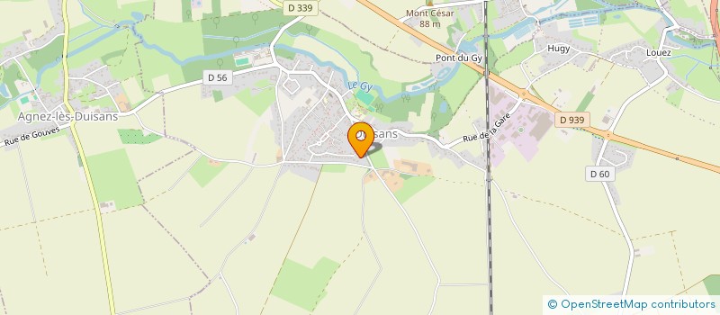 localisation de l'entreprise SCI DE LA LICORNE  DUISANS