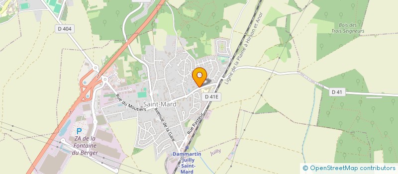 localisation de l'entreprise SCI DE LA LINIERE  SAINT-MARD