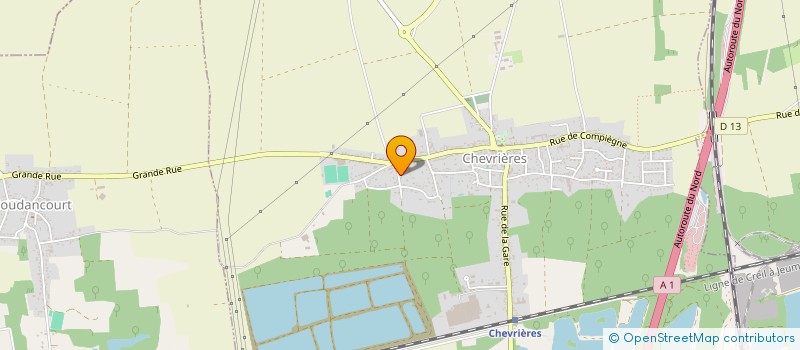 localisation de l'entreprise SCI DE LA LIQUETTE  CHEVRIERES