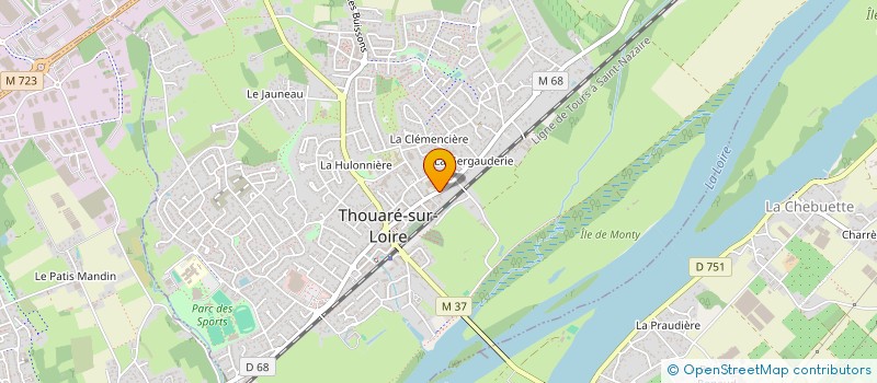 localisation de l'entreprise SCI DE LA LOBAYE  THOUARE-SUR-LOIRE