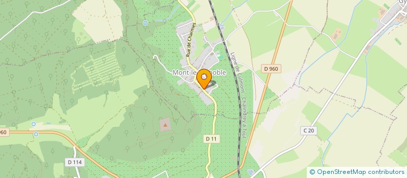 localisation de l'entreprise SCI DE LA LOCHERE  MONT-LE-VIGNOBLE