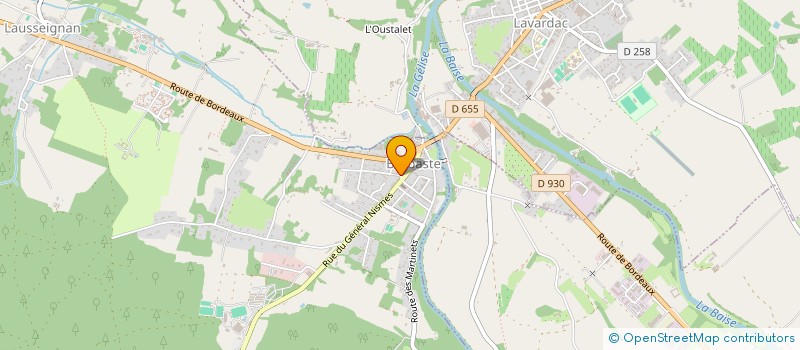 localisation de l'entreprise SCI DE LA LOGE  BARBASTE