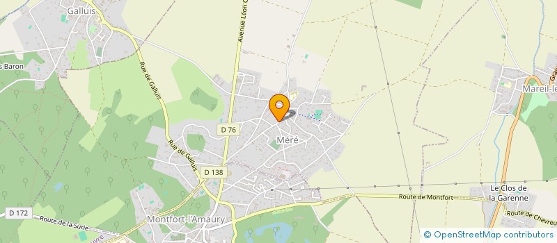 localisation de l'entreprise SCI DE LA LOGE  MONTFORT-L'AMAURY