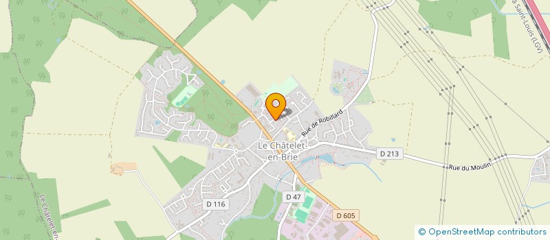 localisation de l'entreprise SCI DE LA LOGE AUX BERGERS  LE CHATELET-EN-BRIE