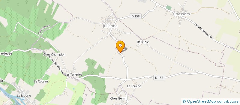 localisation de l'entreprise SCI DE LA LOLOUMIERE à JULIENNE