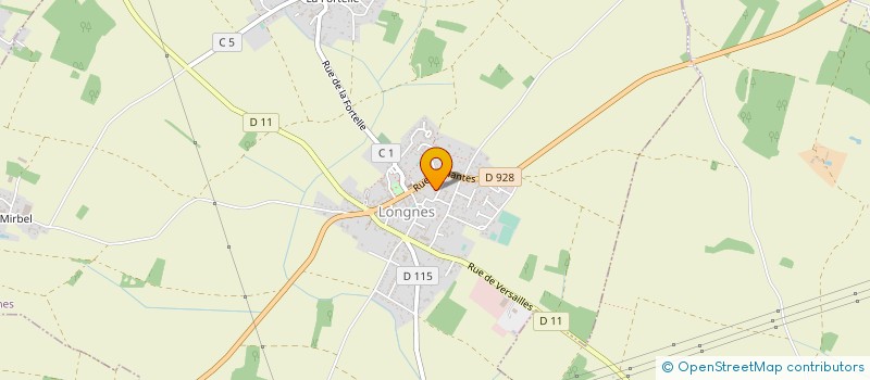 localisation de l'entreprise SCI DE LA LOMBARDIE  LONGNES