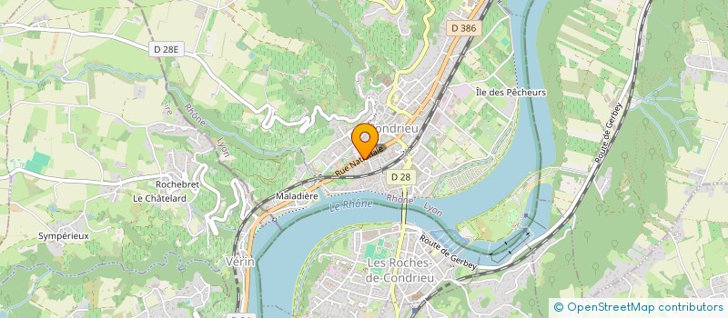 localisation de l'entreprise SCI DE LA LONE  CONDRIEU