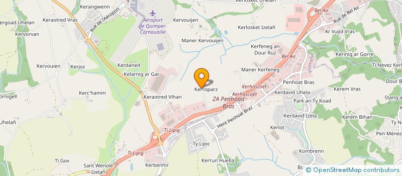 localisation de l'entreprise SCI DE LA LORETTE  PLUGUFFAN