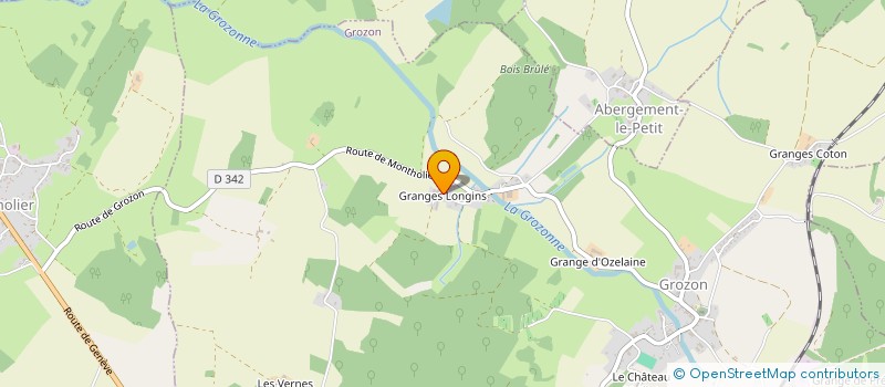 localisation de l'entreprise SCI DE LA LORGNETTE  GROZON