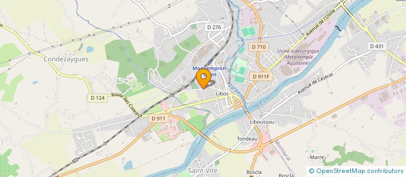 localisation de l'entreprise SCI DE LA LORRAINE A LIBOS  MONSEMPRON-LIBOS