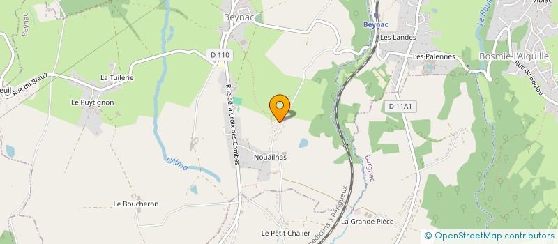 localisation de l'entreprise SCI DE LA LOSA à BEYNAC
