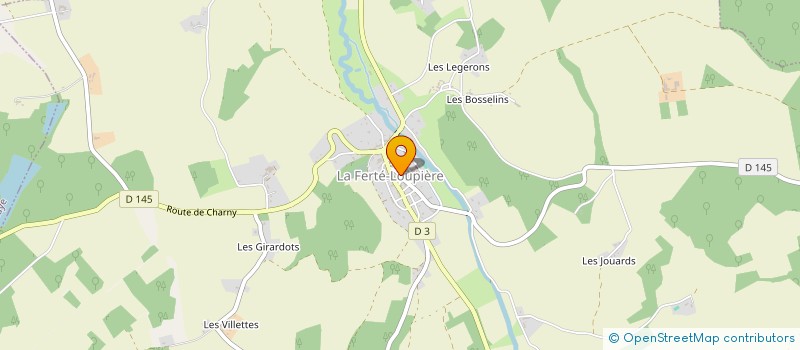 localisation de l'entreprise SCI DE LA LOUPIERE  LA FERTE-LOUPIERE