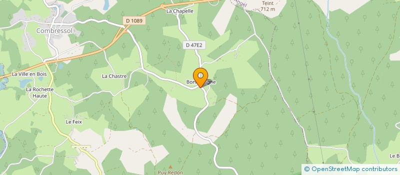 localisation de l'entreprise SCI DE LA LOUTRE  COMBRESSOL