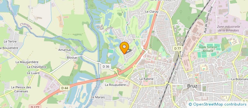localisation de l'entreprise SCI DE LA LOUVETERIE  BRUZ