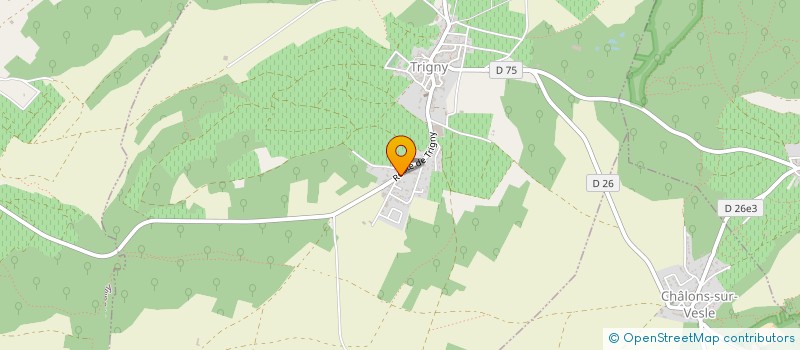 localisation de l'entreprise SCI DE LA LOUVIERE  TRIGNY