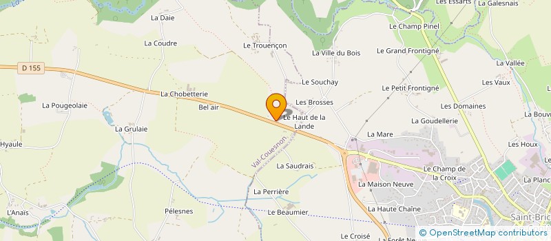 localisation de l'entreprise SCI DE LA LOYSANCE  VAL-COUESNON