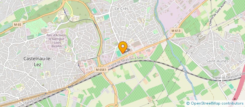 localisation de l'entreprise SCI DE LA LUCE à LE CRES