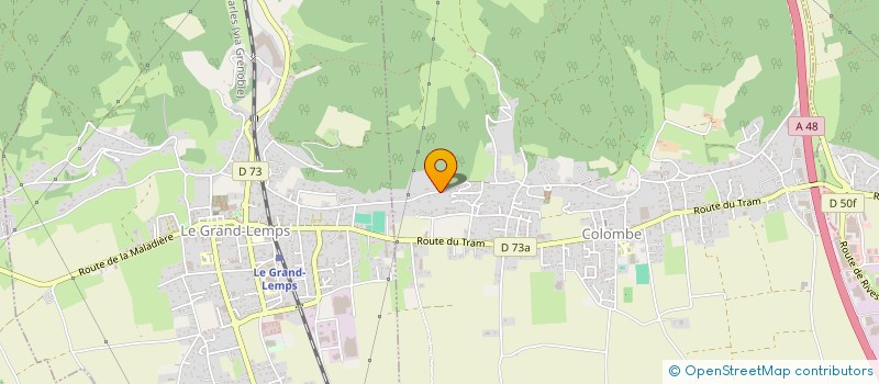 localisation de l'entreprise SCI DE LA LUGE  COLOMBE