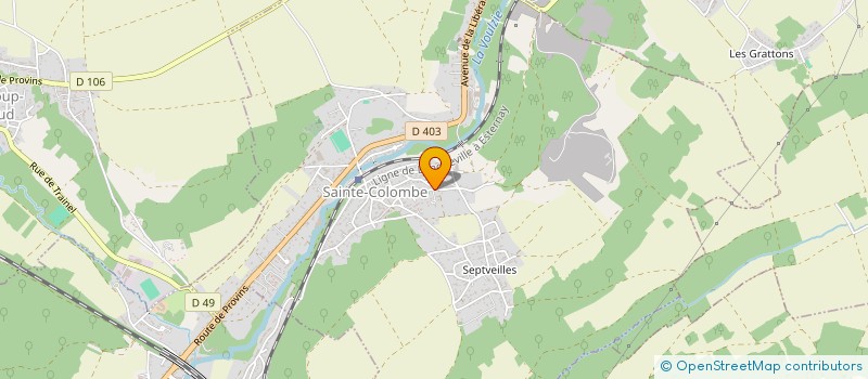 localisation de l'entreprise SCI DE LA LUNE  SAINTE-COLOMBE