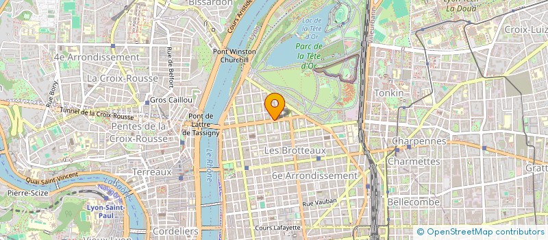 localisation de l'entreprise SCI DE LA LUZ  LYON